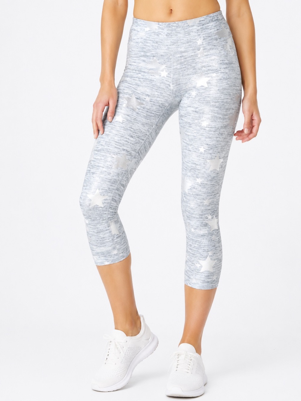 Terez Silver Stars Capri Leggings Size S